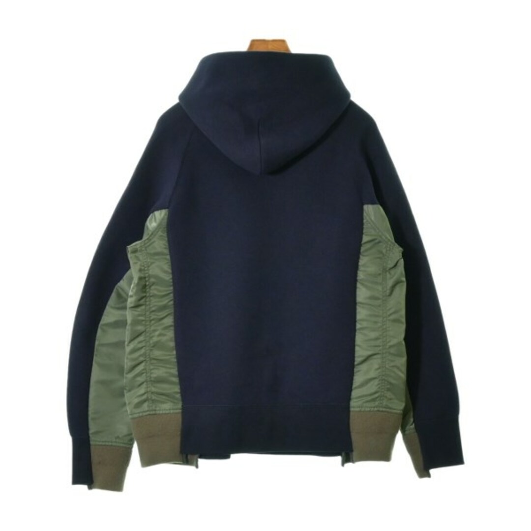 sacai(サカイ)のsacai サカイ パーカー 2(M位) 紺 【古着】【中古】 メンズのトップス(パーカー)の商品写真