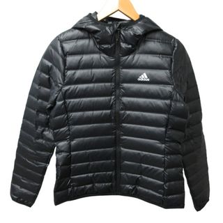 adidas - アディダス 美品 ダウンジャケット パーカー ブルゾン 黒 L IBO47