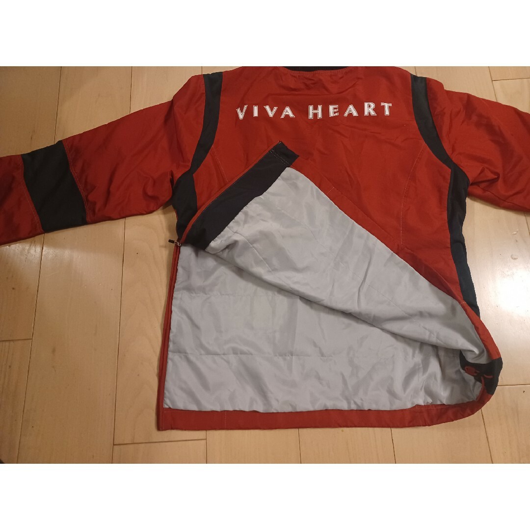 VIVA HEART(ビバハート)の美品!ビバハートVIVA HEART メンズ 冬用ゴルフウェア 赤 サイズ L スポーツ/アウトドアのゴルフ(ウエア)の商品写真