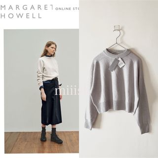 マーガレットハウエル(MARGARET HOWELL)の新品タグ付 マーガレットハウエル メリノカシミヤニット 4.9万 カタログ掲載(ニット/セーター)