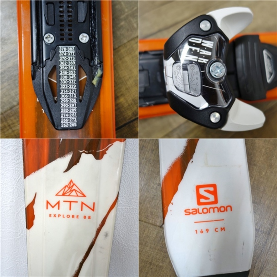 SALOMON - サロモン SALOMON MTN EXPLORE88 169cm ビンディング SALOMON - サロモン SALOMON MTN EXPLORE88 169cm ビンディング