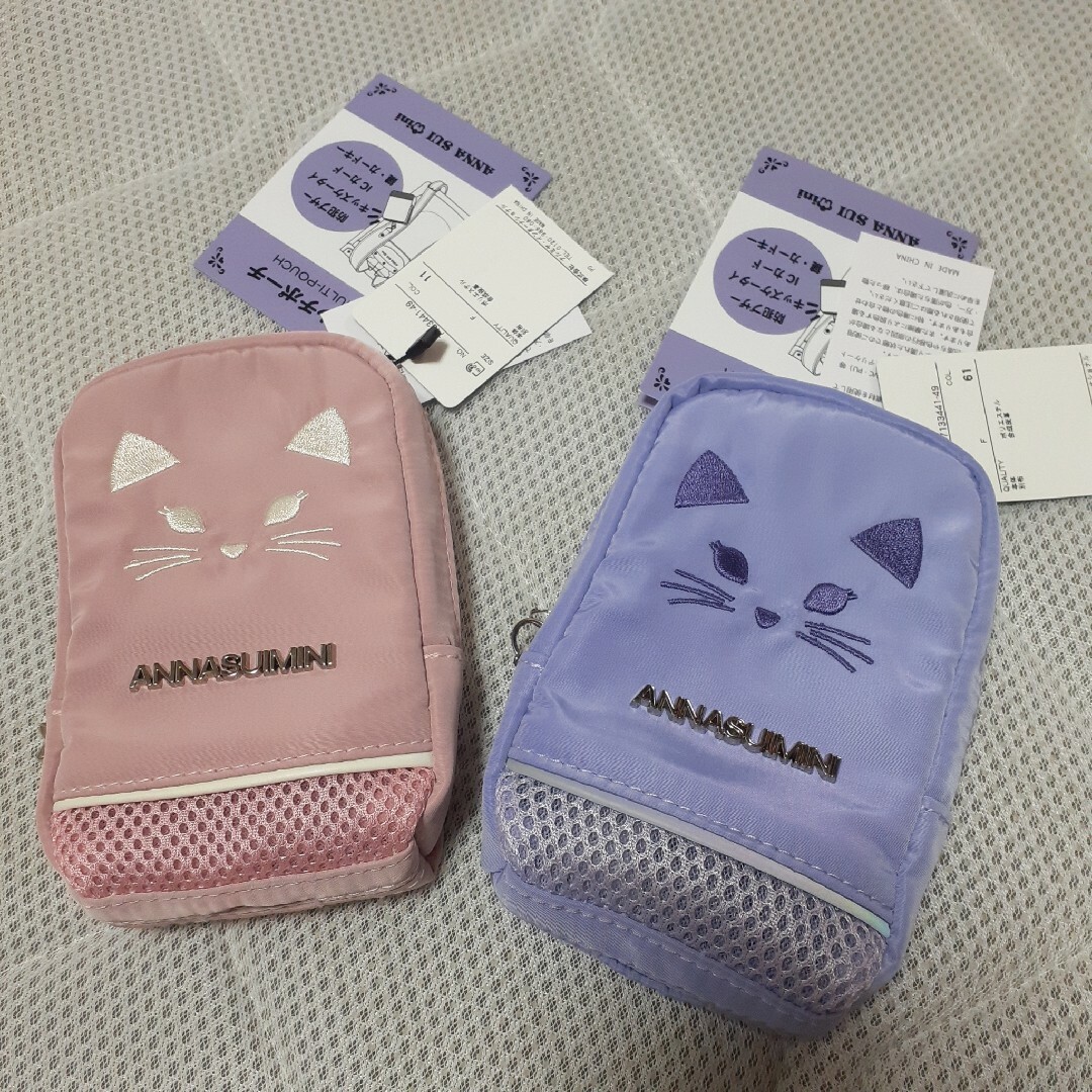 ANNA SUI mini(アナスイミニ)の【新品】　アナスイミニ　マルチケース　セット キッズ/ベビー/マタニティのこども用バッグ(その他)の商品写真