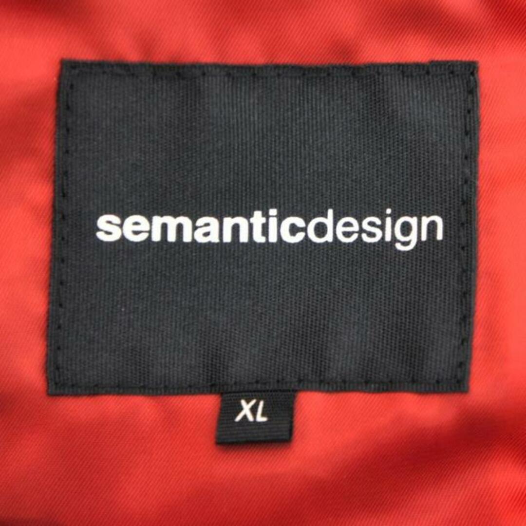 semantic design セマンティックデザイン/ラムレザーシングルライダースジャケット/22AW-SDB02/XL/メンズアウター/Aランク/05【中古】 メンズのジャケット/アウター(ダッフルコート)の商品写真