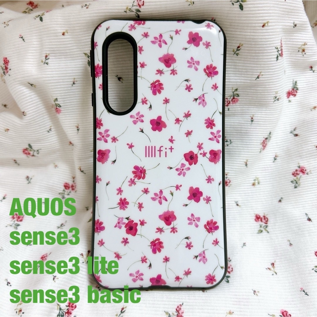 AQUOS sense 3 花柄ケース スマホ/家電/カメラのスマホアクセサリー(Androidケース)の商品写真
