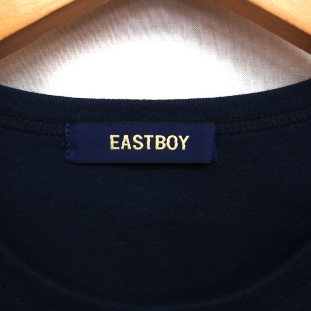 EASTBOY(イーストボーイ)のイーストボーイ カットソー Tシャツ ラウンドネック コットン 綿 プリント  レディースのトップス(Tシャツ(半袖/袖なし))の商品写真