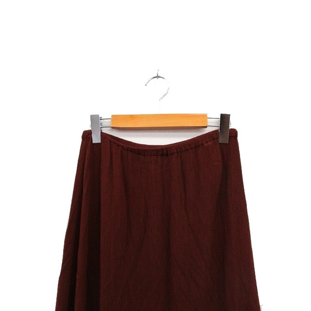 Plage(プラージュ)のプラージュ Plage フレア スカート ロング シンプル ブラウン 茶 レディースのスカート(ロングスカート)の商品写真