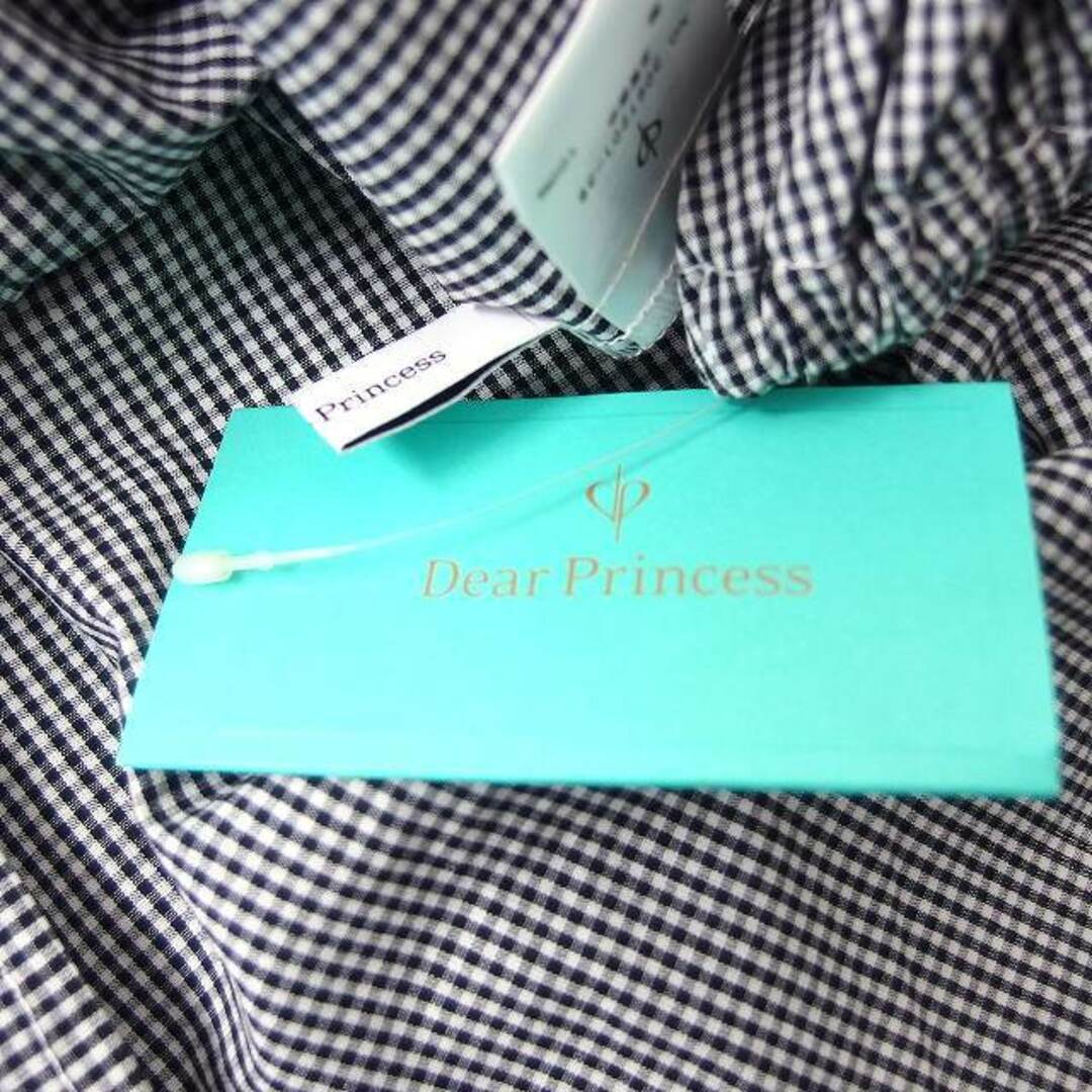 Dear Princess(ディアプリンセス)のディアプリンセス Dear princess タグ付き ギンガムチェックブラウス レディースのトップス(その他)の商品写真