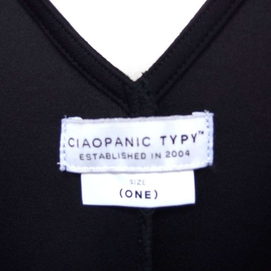CIAOPANIC TYPY(チャオパニックティピー)のチャオパニック ティピー CIAOPANIC TYPY オールインワン ブラック レディースのパンツ(サロペット/オーバーオール)の商品写真