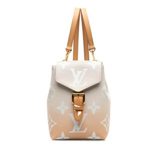 ルイヴィトン(LOUIS VUITTON)の美品 ルイ ヴィトン モノグラム ジャイアント バイザプール タイニーバックパック ミニリュック バックパック M45764 PVC レディース LOUIS VUITTON 【222-34349】(リュック/バックパック)