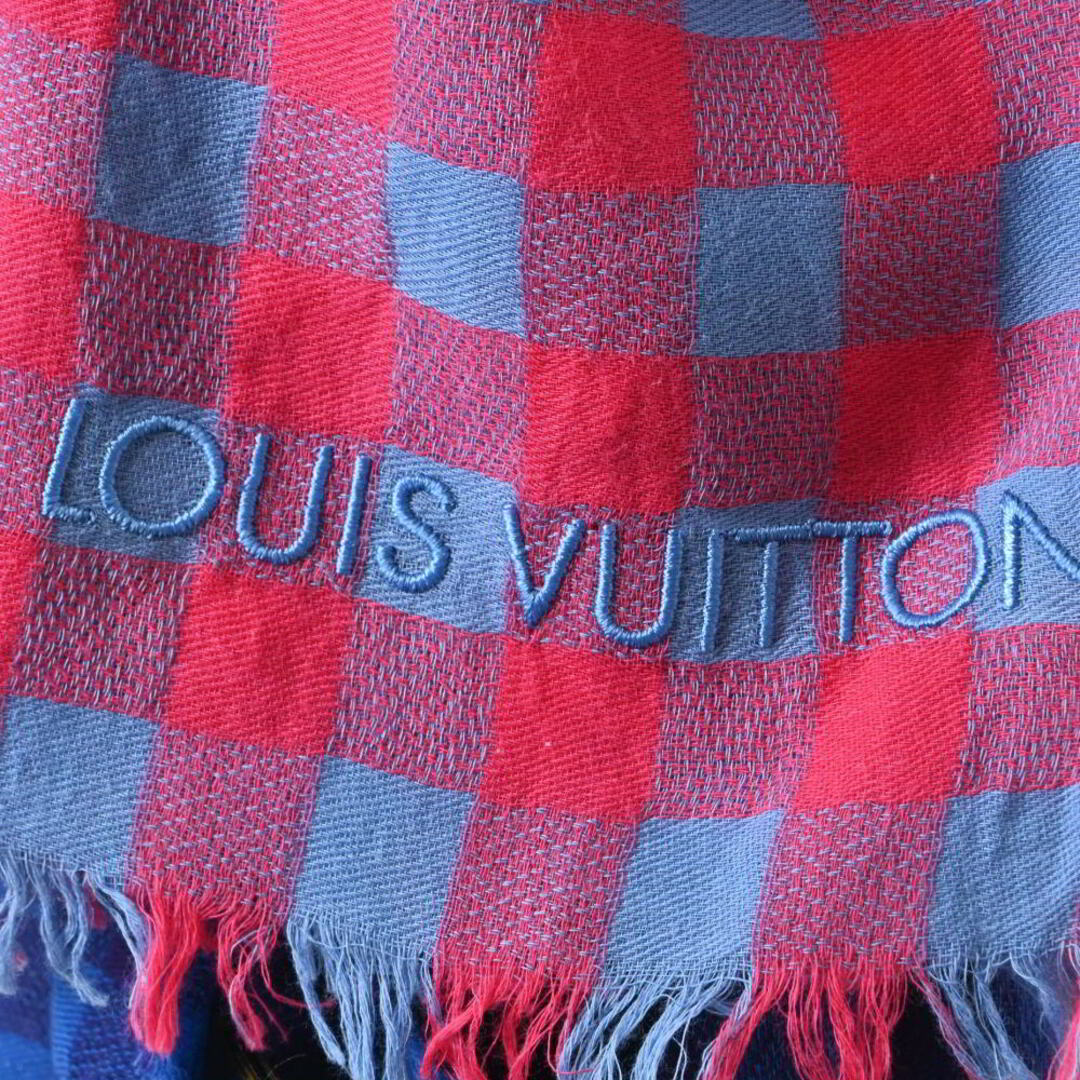 最終値下げ！ルイヴィトン エトールチェックストール（美品Louis