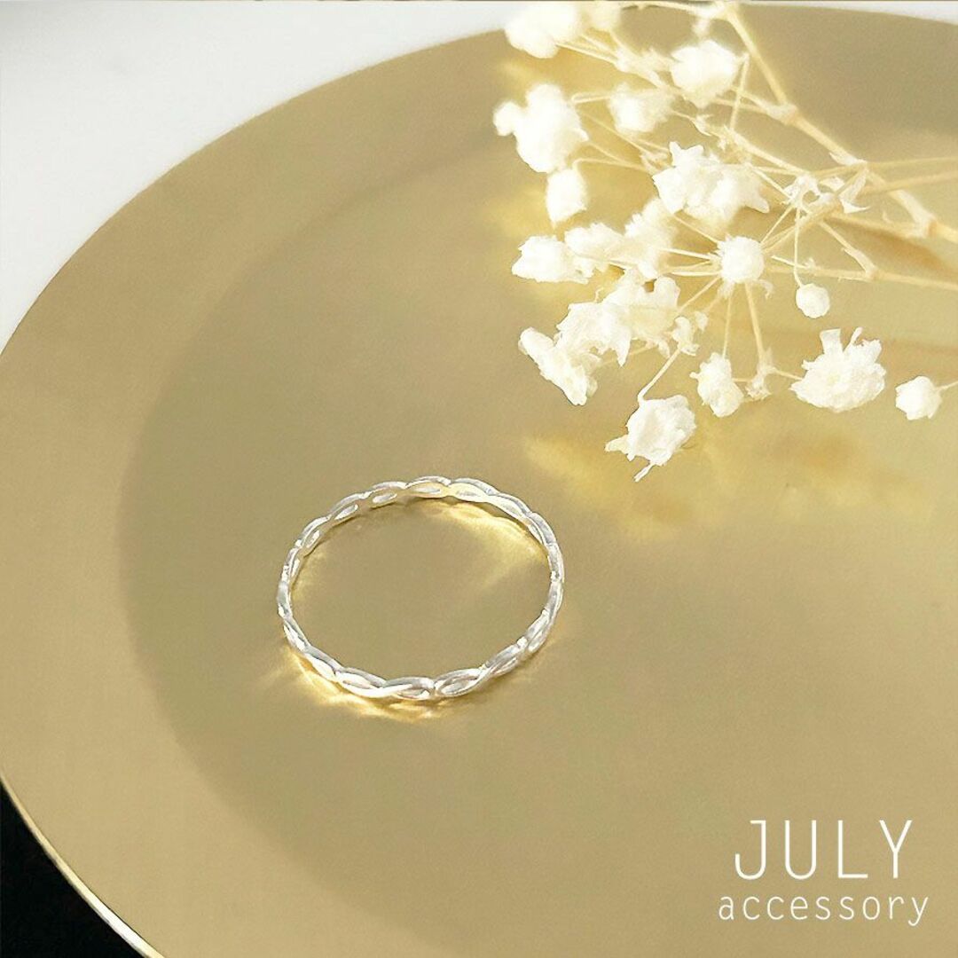 新品 リング s925 シルバー 指輪 銀 シンプル 可愛い レディースのアクセサリー(リング(指輪))の商品写真