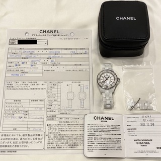 シャネル(CHANEL)のシャネル CHANEL J12 ホワイトセラミック 33mm H0968 時計(腕時計)