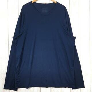 パタゴニア(patagonia)のMENs L  パタゴニア ロングスリーブ キャプリーン デイリー Tシャツ LONG-SLEEVED CAPILENE DAILY T-SHIRT PATAGONIA 45260 NVYB Navy Blue ネイビー系(その他)