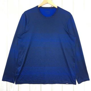 パタゴニア(patagonia)のMENs L  パタゴニア ロングスリーブ キャプリーン デイリー Tシャツ LONG-SLEEVED CAPILENE DAILY T-SHIRT PATAGONIA 45261 ブルー系(その他)