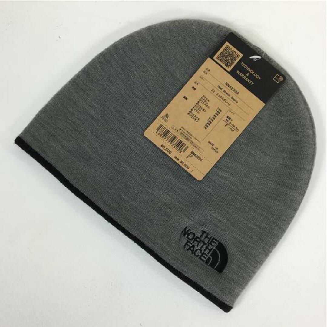 THE NORTH FACE(ザノースフェイス)のノースフェイス ヒート ストレッチ ビーニー Heat Stretch Beanie ホールガーメント NORTH FACE NN42204 Z2 ミックスグレー2 グレー系 メンズのメンズ その他(その他)の商品写真