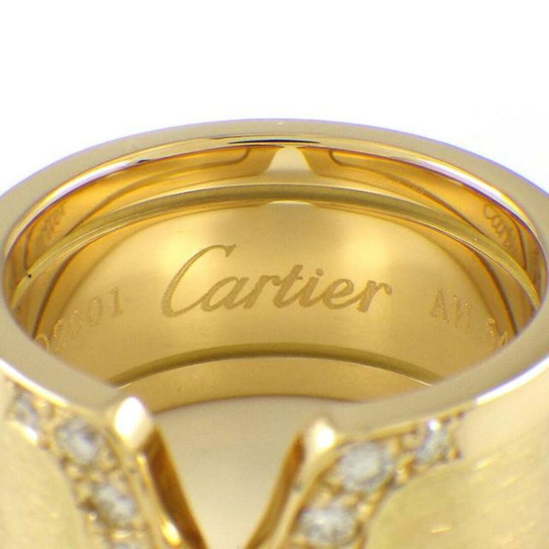 Cartier(カルティエ)のカルティエ Cartier リング C2 2C ワイド LM ダイヤモンド K18YG 8号 / #48 【中古】 レディースのアクセサリー(リング(指輪))の商品写真