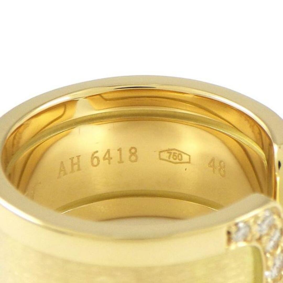 Cartier(カルティエ)のカルティエ Cartier リング C2 2C ワイド LM ダイヤモンド K18YG 8号 / #48 【中古】 レディースのアクセサリー(リング(指輪))の商品写真