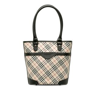 バーバリー(BURBERRY)の美品 バーバリー ノバチェック トートバッグ キャンバス レディース BURBERRY 【228-38174】(トートバッグ)