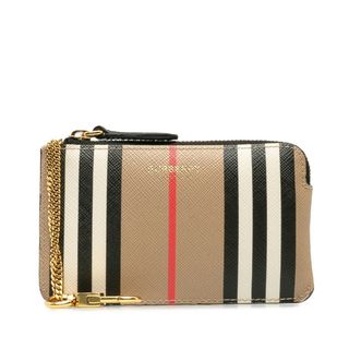 バーバリー(BURBERRY)の美品 バーバリー チェック コインケース PVC レディース BURBERRY 【228-38178】(コインケース)