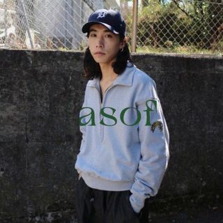 ランチキ(RANTIKI（乱痴気）)のiasof  half zip P/O sweat(スウェット)