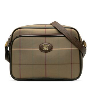 バーバリー(BURBERRY)のバーバリー チェック ショルダーバッグ キャンバス レディース BURBERRY 【228-38206】(ショルダーバッグ)