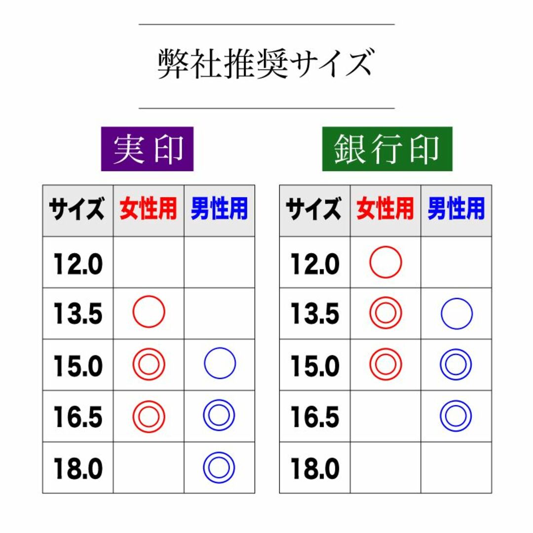 【黒水牛13.5mm 高級ケース付】老舗店の本格印鑑　実印銀行印はんこ　即発送 ハンドメイドの文具/ステーショナリー(はんこ)の商品写真