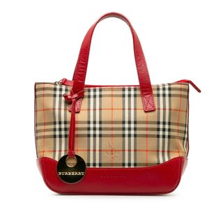 バーバリー(BURBERRY)のバーバリー ノバチェック シャドーホース ミニハンドバッグ キャンバス レディース BURBERRY 【228-38209】(ハンドバッグ)