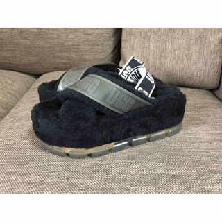 アグ(UGG)のアグ レディース サンダル ウィメンズ ファジータ 24cm ブラック UGG (サンダル)