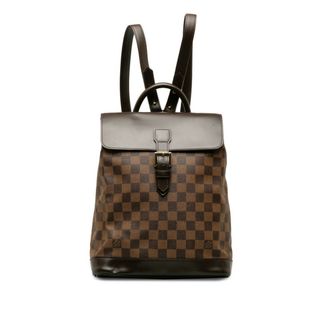 ルイヴィトン(LOUIS VUITTON)のルイ ヴィトン ダミエ ソーホー リュック バックパック N51132 PVC レディース LOUIS VUITTON 【228-38868】(リュック/バックパック)