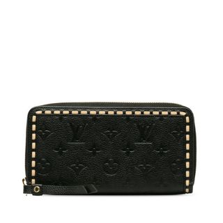 ルイヴィトン(LOUIS VUITTON)のルイ ヴィトン モノグラム アンプラント ジッピーウォレット ラウンドファスナー 長財布 M64805 カーフ レディース LOUIS VUITTON 【228-38869】(財布)