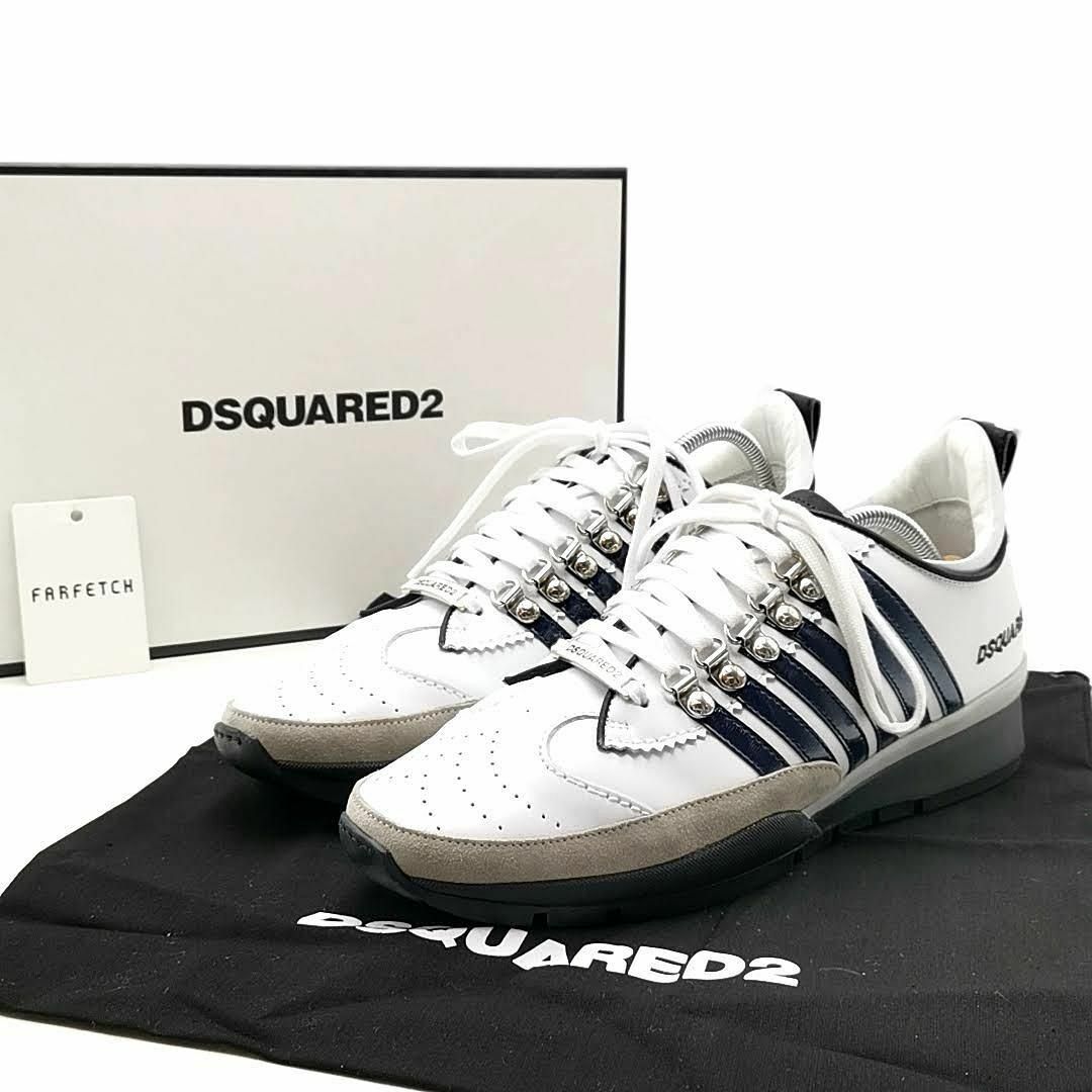 DSQUARED2(ディースクエアード)の超美品 ディースクエアード スニーカー ロートップ 03-24020608 メンズの靴/シューズ(スニーカー)の商品写真