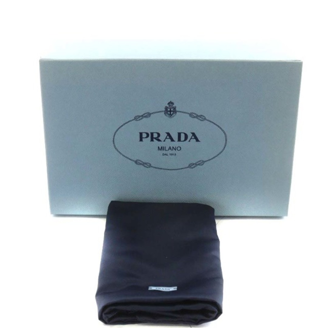 PRADA(プラダ)のプラダ パンプス リボン ラウンドトゥ 35 22.0cm ベージュ 茶 レディースの靴/シューズ(ハイヒール/パンプス)の商品写真