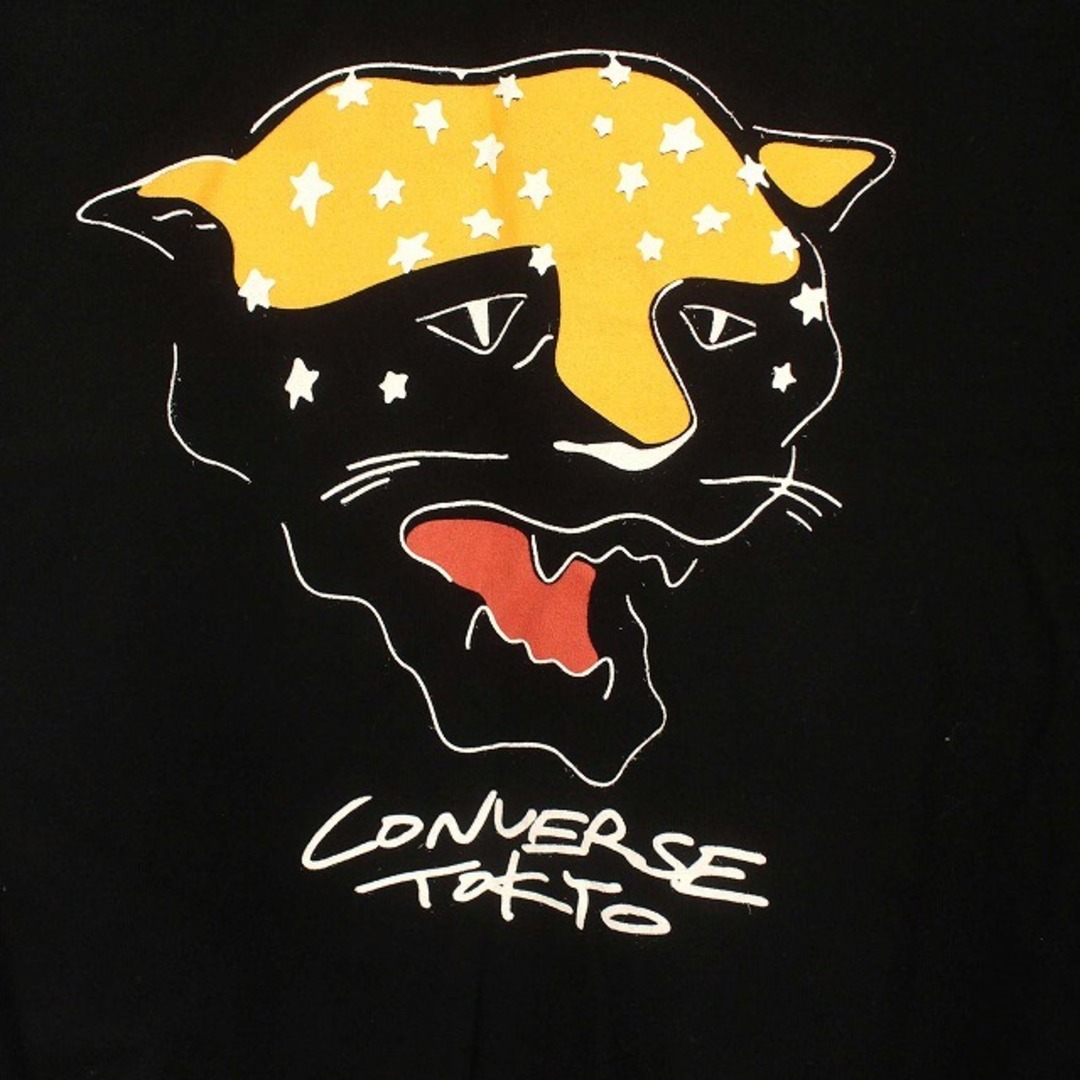 CONVERSE(コンバース)のコンバース CONVERSE Tシャツ 半袖 プリント M～L 黒 ブラック メンズのトップス(Tシャツ/カットソー(半袖/袖なし))の商品写真