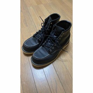 レッドウィング(REDWING)のレッドウイング　アイリッシュセッター　羽タグ　USA   ブラック(ブーツ)