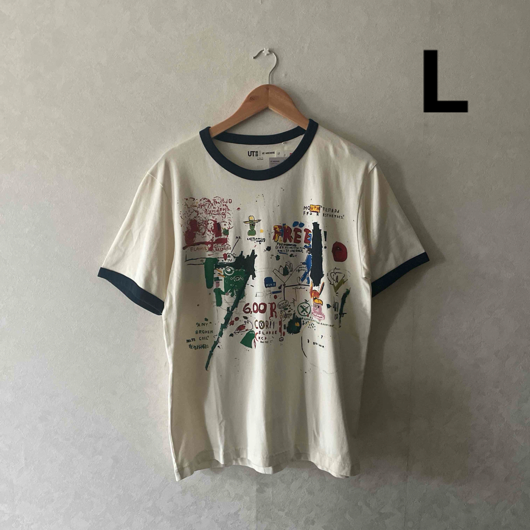 UNIQLO(ユニクロ)のユニクロ メンズ UT グラフィックT ジャン＝ミシェル・バスキア Lサイズ メンズのトップス(Tシャツ/カットソー(半袖/袖なし))の商品写真