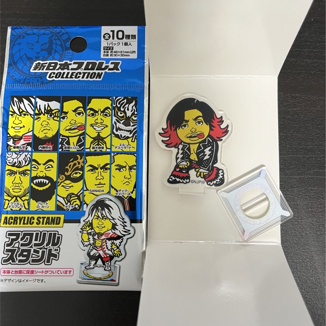 DAISO(ダイソー)の新日本プロレス アクリルスタンド 高橋ヒロム スポーツ/アウトドアのスポーツ/アウトドア その他(格闘技/プロレス)の商品写真