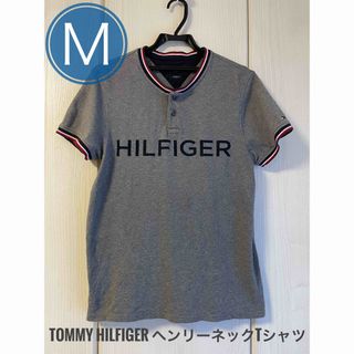 トミーヒルフィガー(TOMMY HILFIGER)のＭ 古着 TOMMY HILFIGER トミー ヘンリーネック Tシャツ(Tシャツ/カットソー(半袖/袖なし))