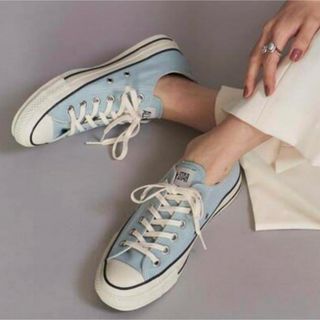 コンバース(CONVERSE)の新品未使用★CONVERSE オールスタースニーカー　ライム　グリーン　23cm(スニーカー)