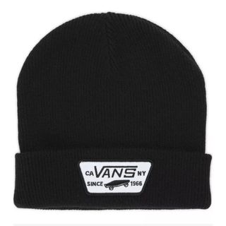 ヴァンズ(VANS)のvans ニット帽　ビーニー　ブラック　黒　木村拓哉モデル(ニット帽/ビーニー)