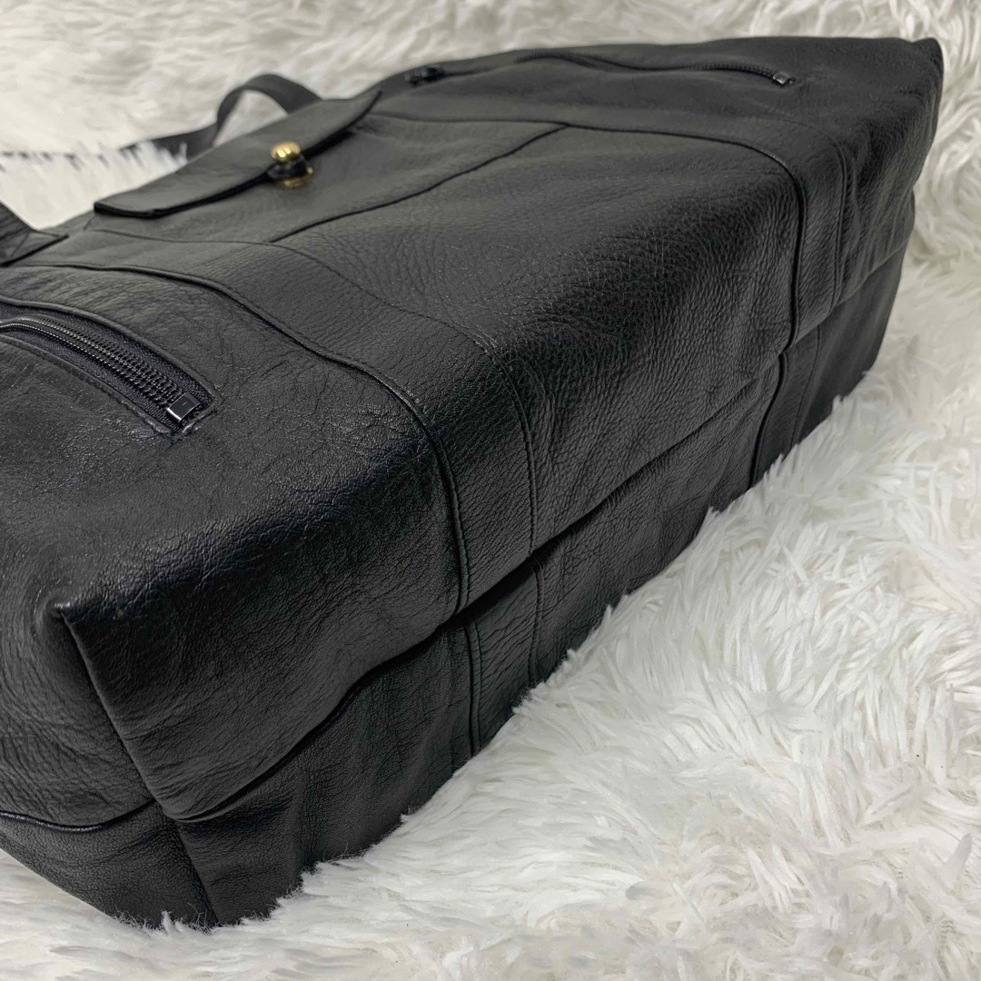 NIIMURA トートバッグ ハンドバッグ レザー ナイロン レディースのバッグ(トートバッグ)の商品写真