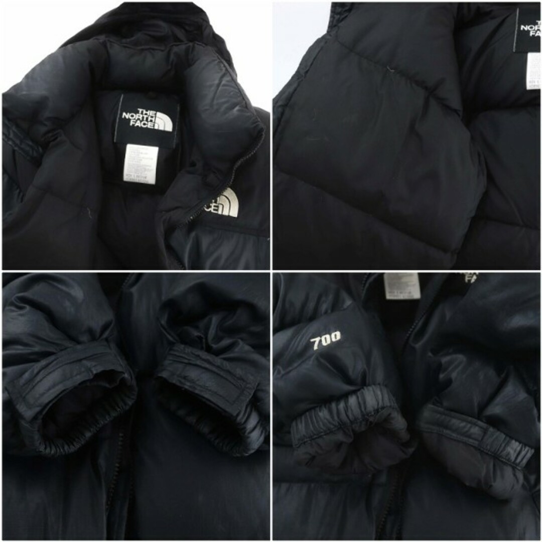 THE NORTH FACE(ザノースフェイス)のザノースフェイス 700 ダウンジャケット ジップアップ ナイロン M 黒 メンズのジャケット/アウター(ダウンジャケット)の商品写真