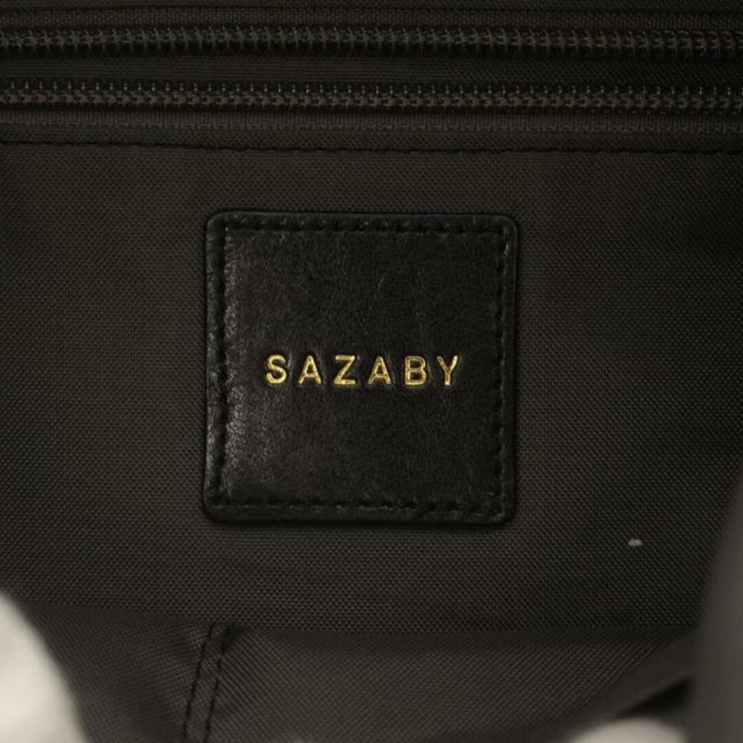 SAZABY(サザビー)のサザビー SAZABY ショルダーバッグ ナイロン 開閉ファスナー 黒 ブラック レディースのバッグ(ショルダーバッグ)の商品写真