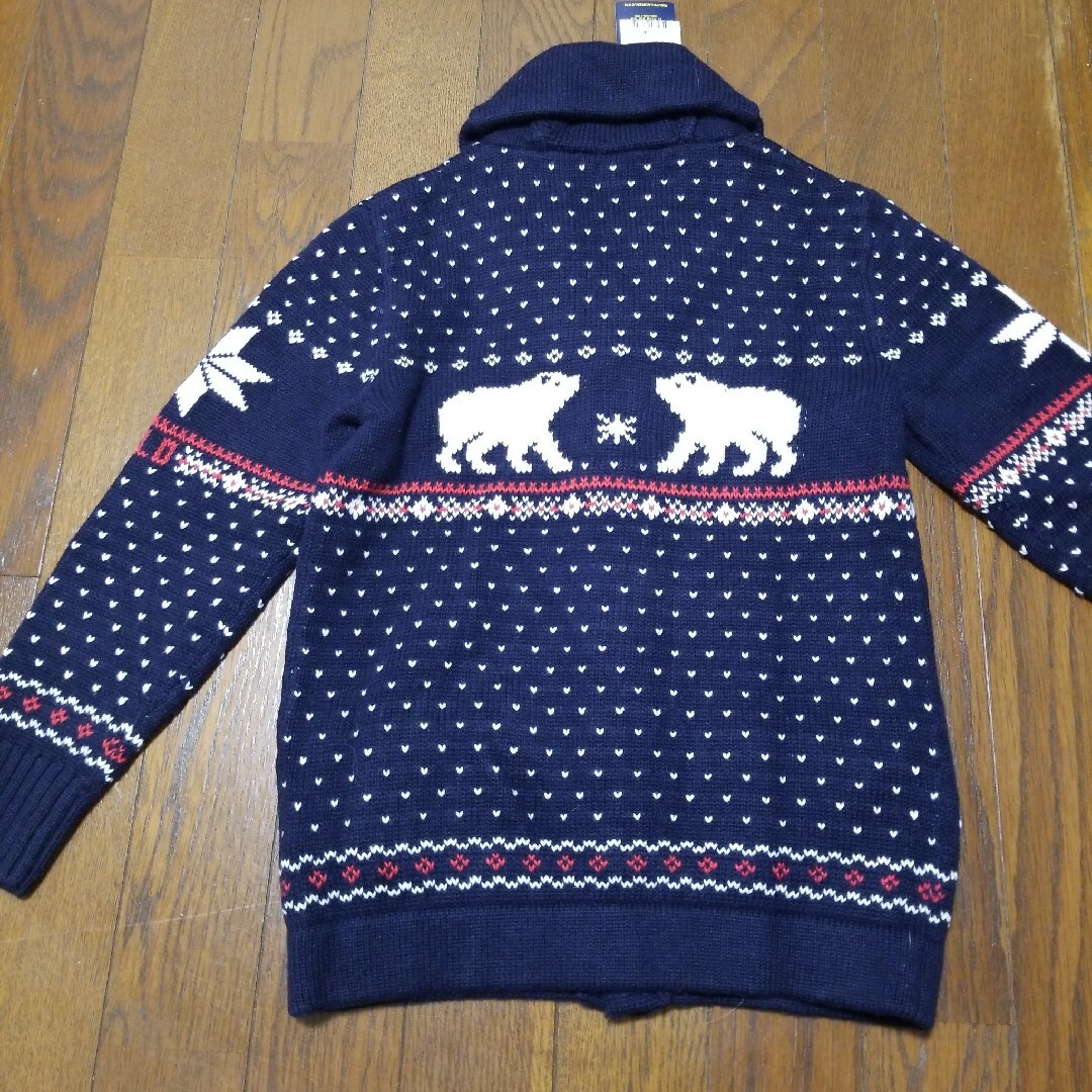 POLO RALPH LAUREN(ポロラルフローレン)のポロラルフローレン ニット アウター キッズ/ベビー/マタニティのキッズ服女の子用(90cm~)(ジャケット/上着)の商品写真