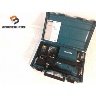 マキタ(Makita)の☆美品☆ makita マキタ 14.4V マルチツール TM41DRG 青/ブルー バッテリー2個(14.4V 3.0Ah/6.0Ah)充電器+ケース 86169(工具)