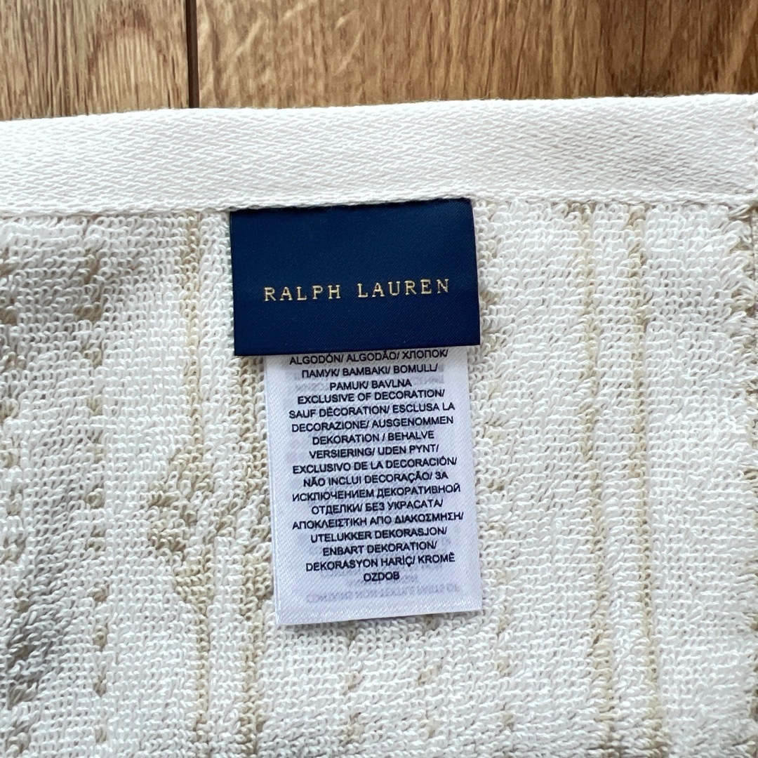 Ralph Lauren(ラルフローレン)のラルフローレン　新品未使用　タオルハンカチ　ハンカチ　 レディースのファッション小物(ハンカチ)の商品写真