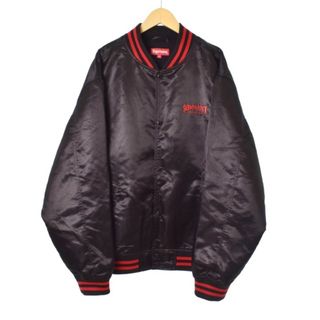 シュプリーム(Supreme)のシュプリーム スラッシャー 21AW サテン バーシティジャケット ブルゾン(ブルゾン)