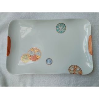 深川製磁 - SALE✨新品⭐️深川製磁 ブルーチャイナ 菊中割盛皿 大皿 4