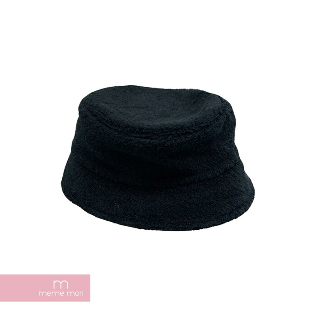 CHANEL(シャネル)のCHANEL 2021AW Terry Cloth Bucket Hat シャネル テリークロスバケットハット クラッシャーハット 帽子 ロゴ パイル地 ブラック サイズM 【240213】【新古品】【me04】 メンズの帽子(キャップ)の商品写真