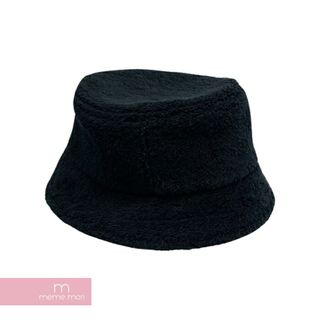 シャネル(CHANEL)のCHANEL 2021AW Terry Cloth Bucket Hat シャネル テリークロスバケットハット クラッシャーハット 帽子 ロゴ パイル地 ブラック サイズM 【240213】【新古品】【me04】(キャップ)