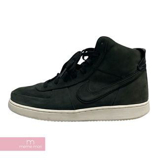 ナイキ(NIKE)のNIKE×JOHN ELLIOTT Vandal High PRM AH7171-002 ナイキ×ジョンエリオット バンダルハイ ミドルカットスニーカー スエード ブラック×ホワイト サイズUS10(28cm) 【240214】【中古-B】【me04】(スニーカー)